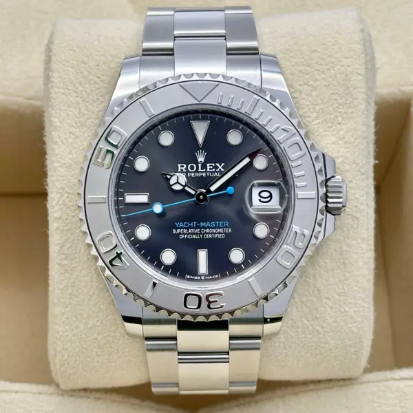 RL YM 37mm – Edelstahl Rohdium