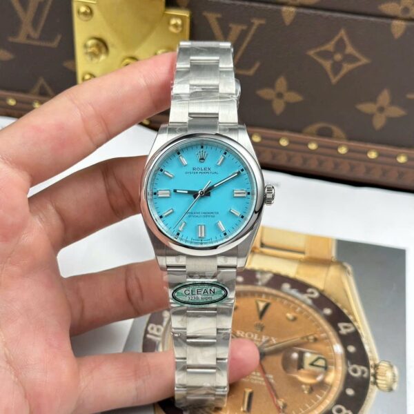 RL DJ 41mm – Edelstahl Oyster Tiffany