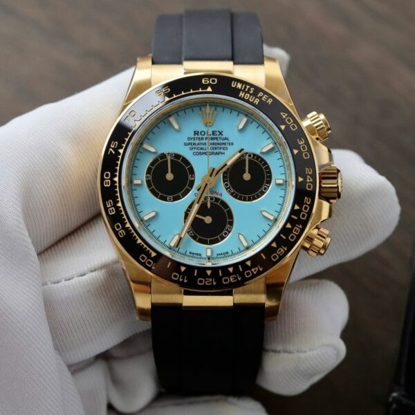 RL DTA – Oysterflex 40mm – Gold / Miami-Blau