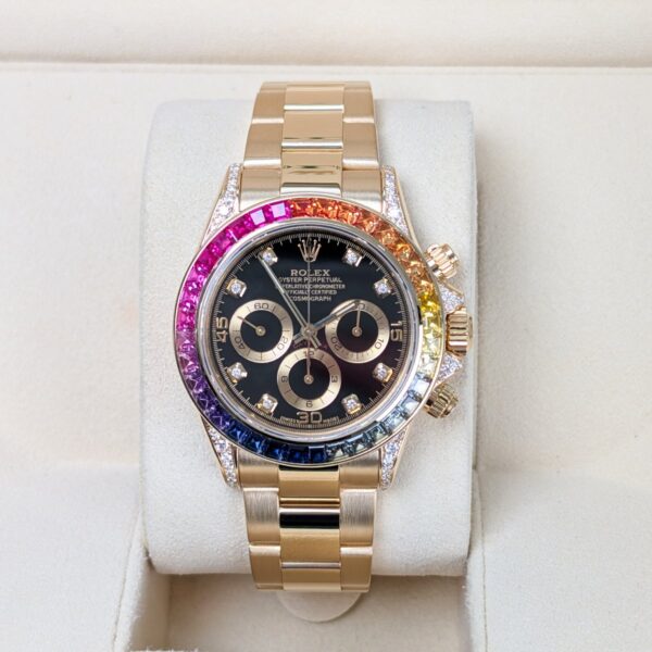RL DTA – Diamanten (Rainbow) 40mm – Gold
