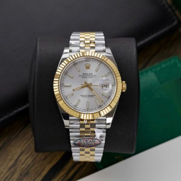RL DJ 41mm – Gold/Edelstahl – Silber