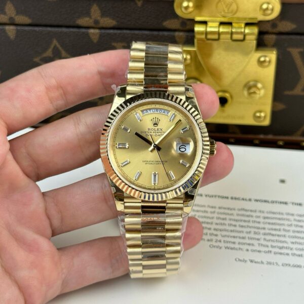 RL D-D 40mm – Gelbgold – Baguette