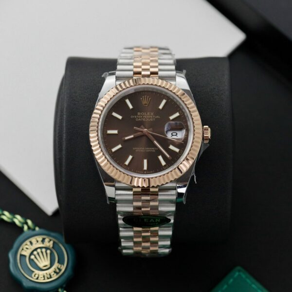 RL DJ 41mm – Roségold/Edelstahl