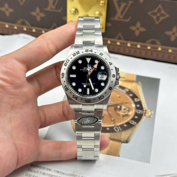 RL EXPL ll 42mm – Edelstahl Schwarz