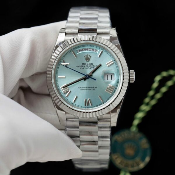 RL D-D 40mm – Eisblau Silber