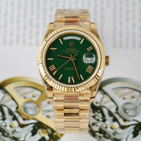 RL D-D 40mm – Gelbgold Grün Römisch