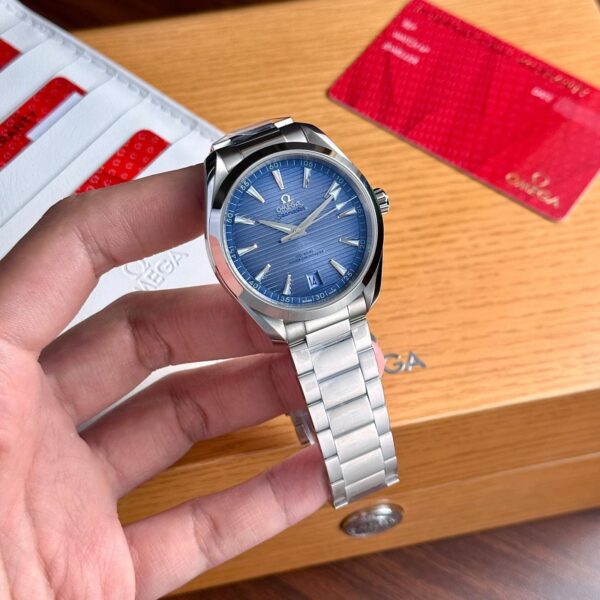 OM AT 41mm – Edelstahl Blau