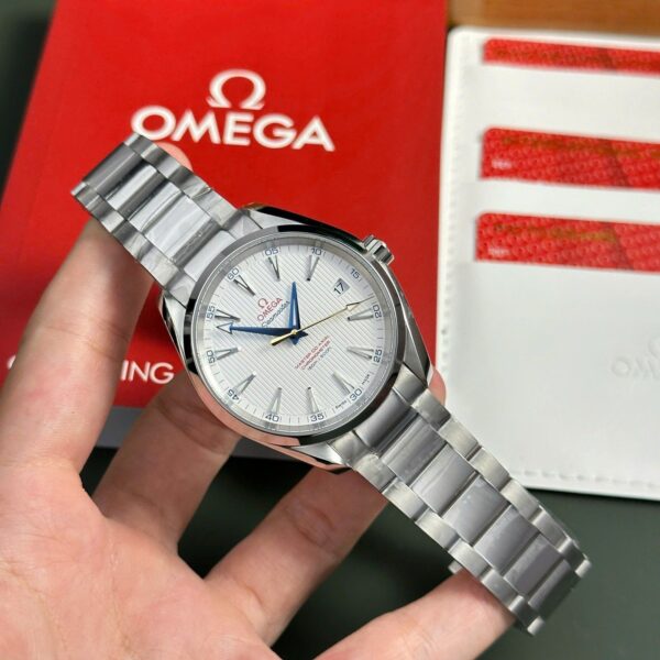 OM AT 41mm – Edelstahl Weiß