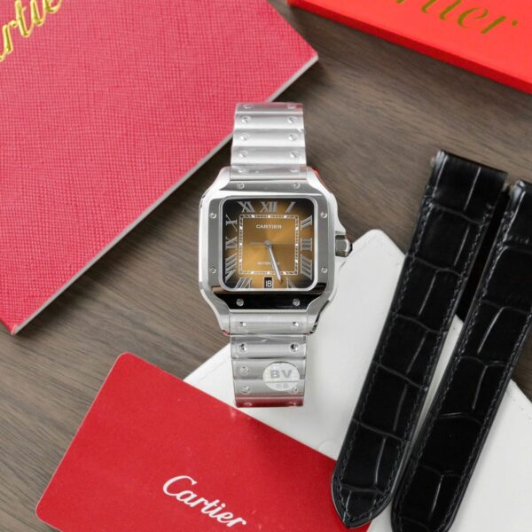 CT Santos 40mm – Edelstahl-Braun