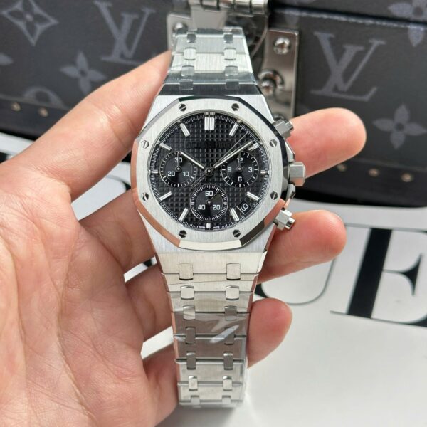 ADP – RY OAK 41 mm – Edelstahl Schwarz Chronograph