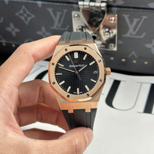 ADP – RY OAK 41 mm – Roségold Kautschukarmband