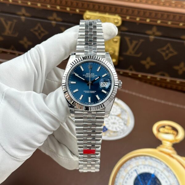 RL DJ 41mm – Edelstahl Blau