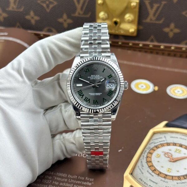 RL DJ 41mm – Edelstahl Wimbledon
