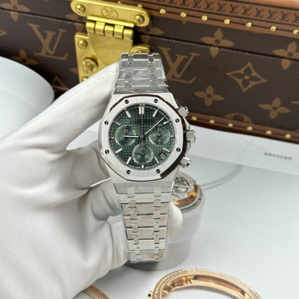 ADP – RY OAK 41 mm – Edelstahl Grün Chronograph