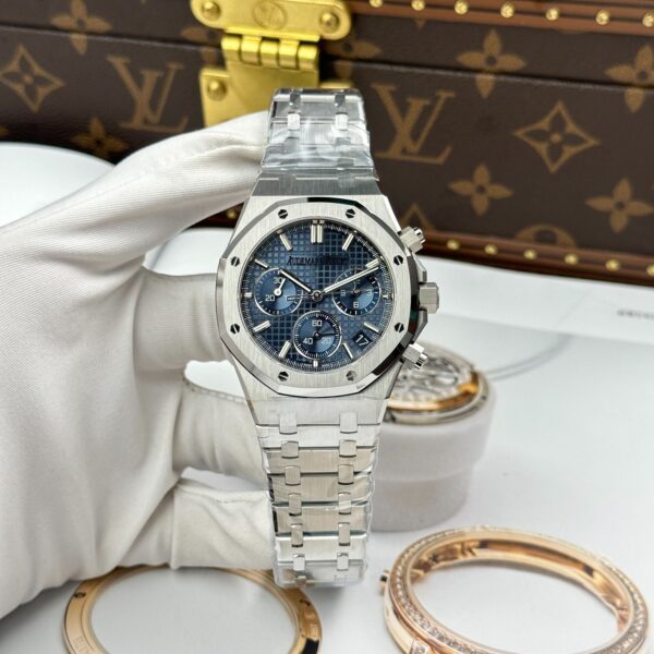 ADP – RY OAK 41 mm – Edelstahl Blau Chronograph