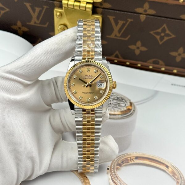 RL DJ 36mm – Gold/Edelstahl